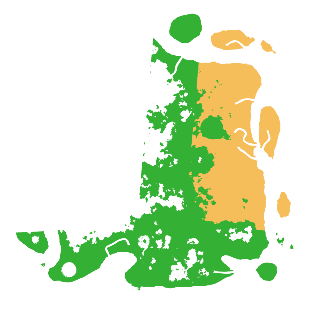 Biome Rust Map: Procedural Map, Size: 3800, Seed: 1341702