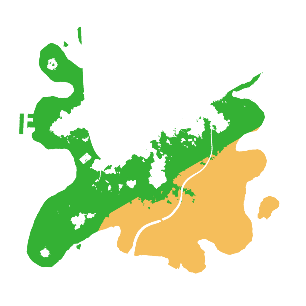 Biome Rust Map: Procedural Map, Size: 3000, Seed: 962148