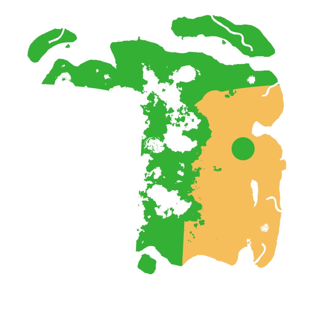 Biome Rust Map: Procedural Map, Size: 3600, Seed: 49708952