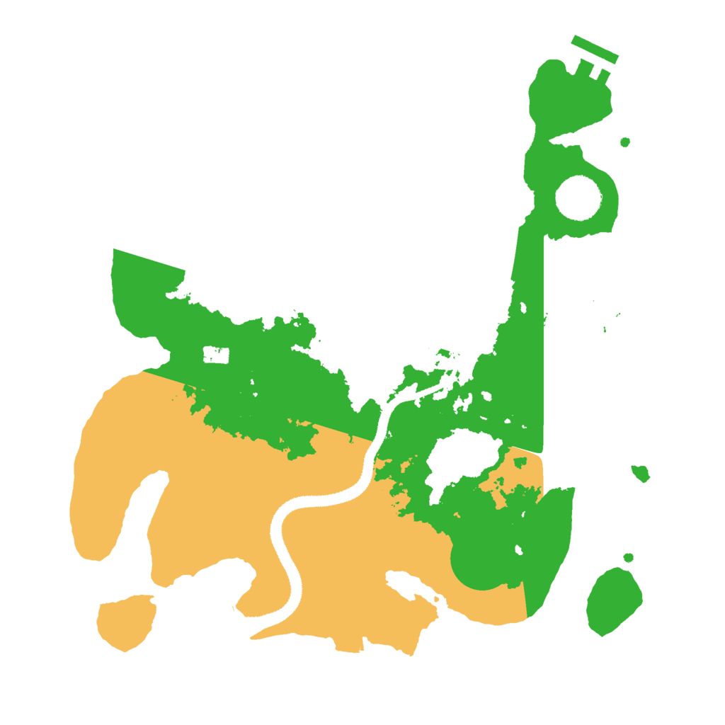 Biome Rust Map: Procedural Map, Size: 3000, Seed: 3816795