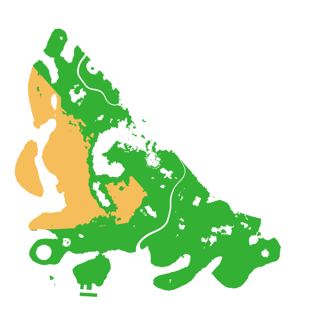 Biome Rust Map: Procedural Map, Size: 3650, Seed: 56332173