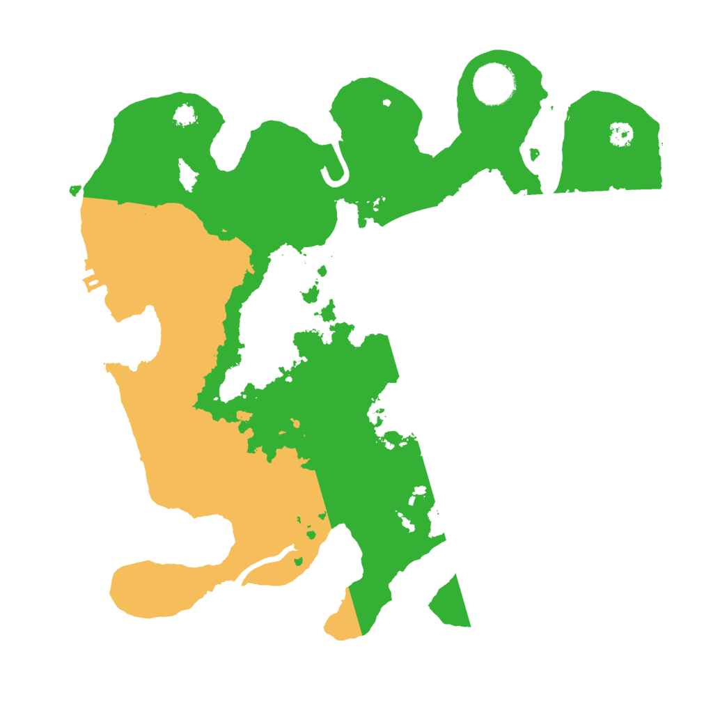 Biome Rust Map: Procedural Map, Size: 3000, Seed: 9747