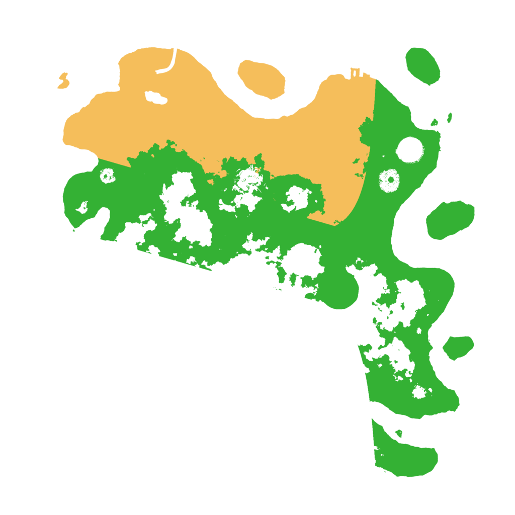 Biome Rust Map: Procedural Map, Size: 3500, Seed: 8228990