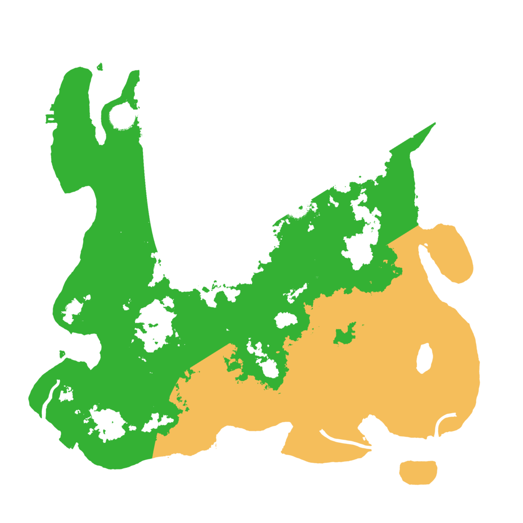 Biome Rust Map: Procedural Map, Size: 3600, Seed: 88497567