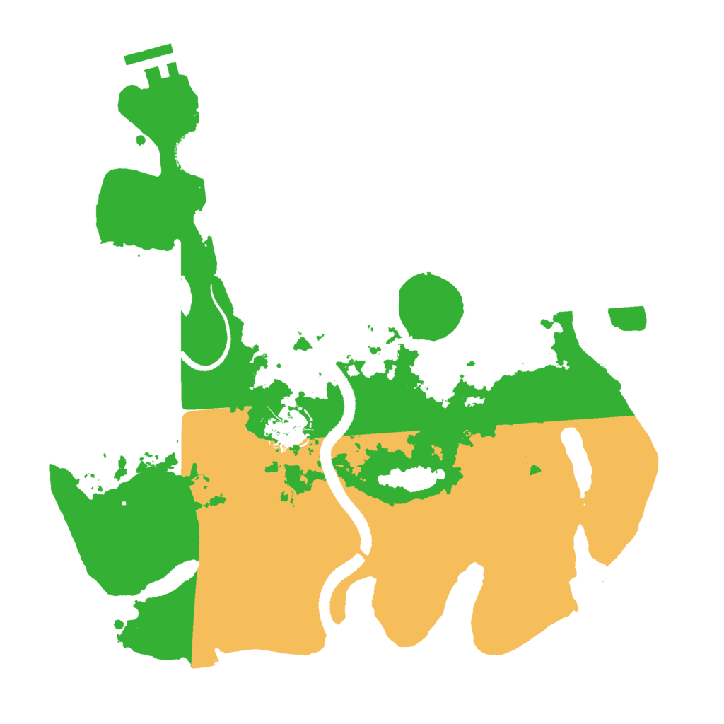 Biome Rust Map: Procedural Map, Size: 3000, Seed: 32397