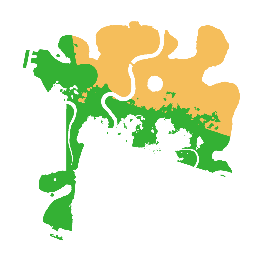 Biome Rust Map: Procedural Map, Size: 3000, Seed: 21987