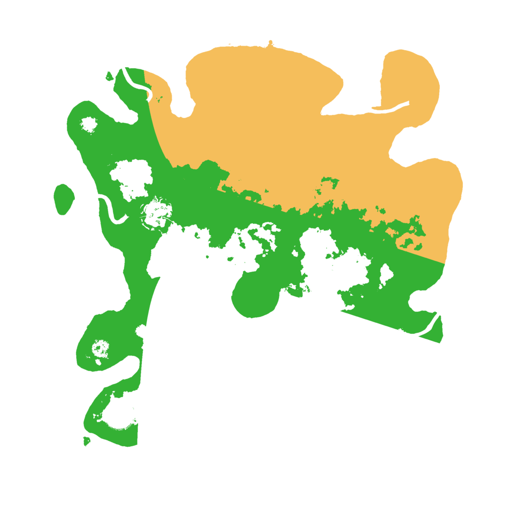 Biome Rust Map: Procedural Map, Size: 3000, Seed: 21987