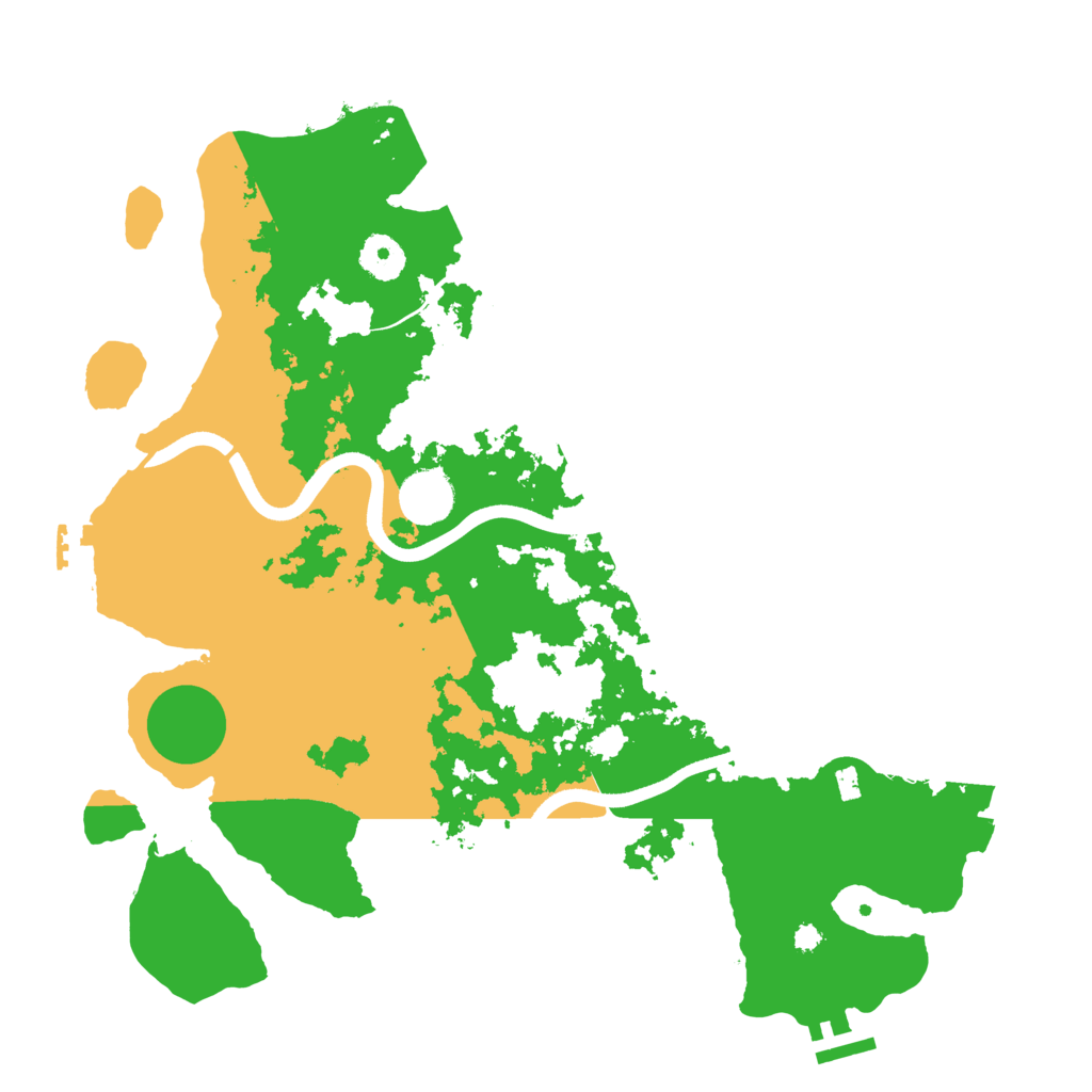 Biome Rust Map: Procedural Map, Size: 3650, Seed: 35363495
