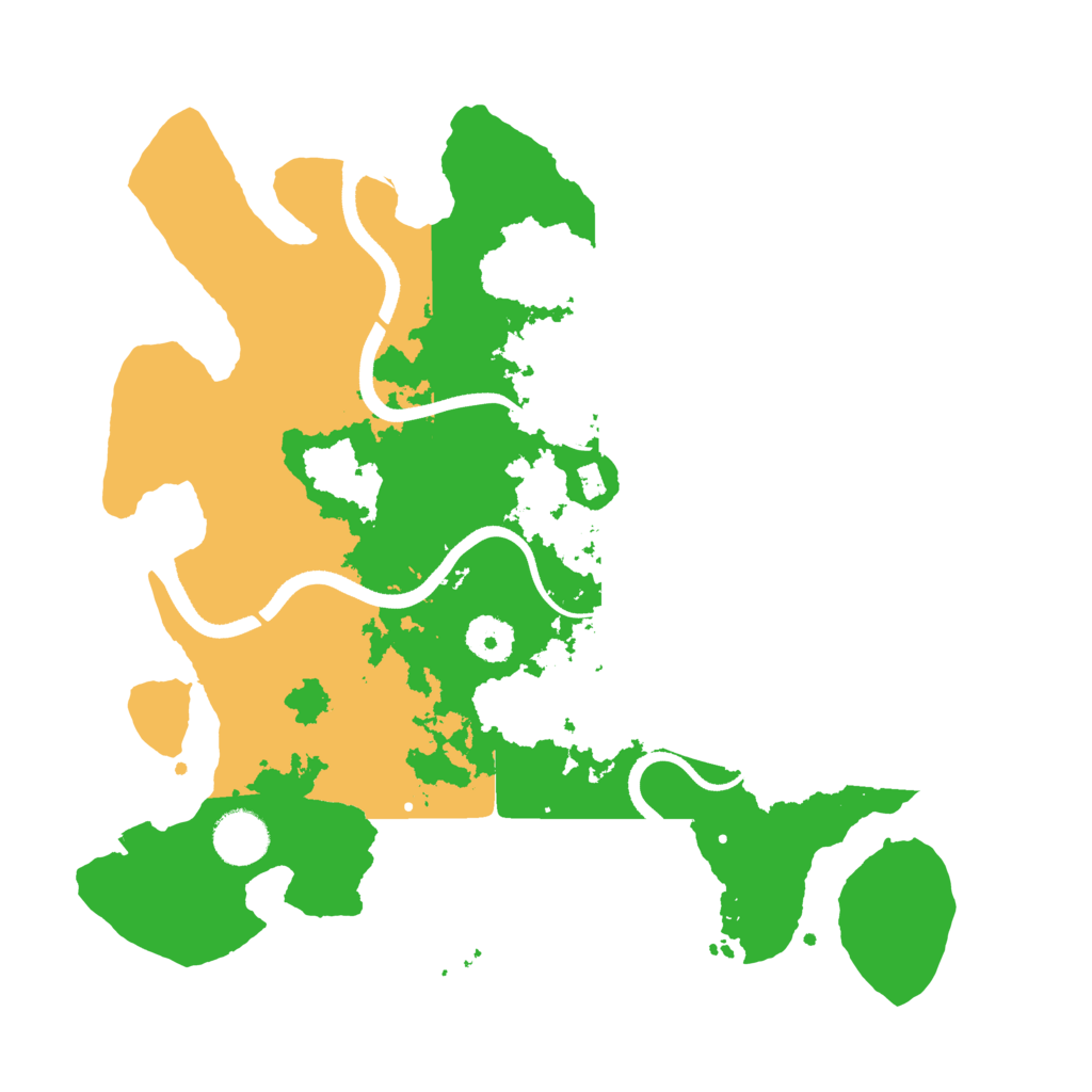 Biome Rust Map: Procedural Map, Size: 3500, Seed: 82618702