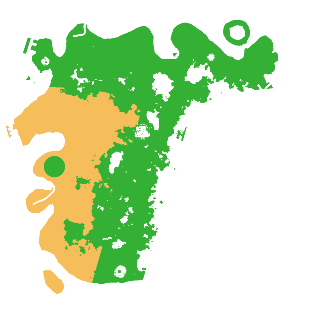 Biome Rust Map: Procedural Map, Size: 4000, Seed: 2566
