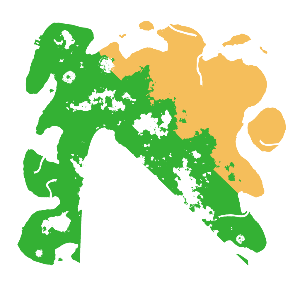 Biome Rust Map: Procedural Map, Size: 3650, Seed: 90221859