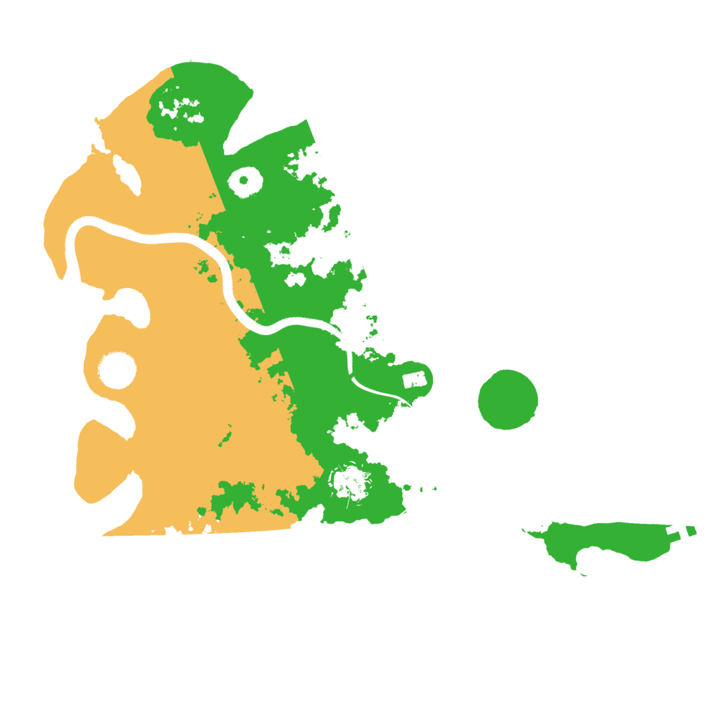 Biome Rust Map: Procedural Map, Size: 3400, Seed: 88362122