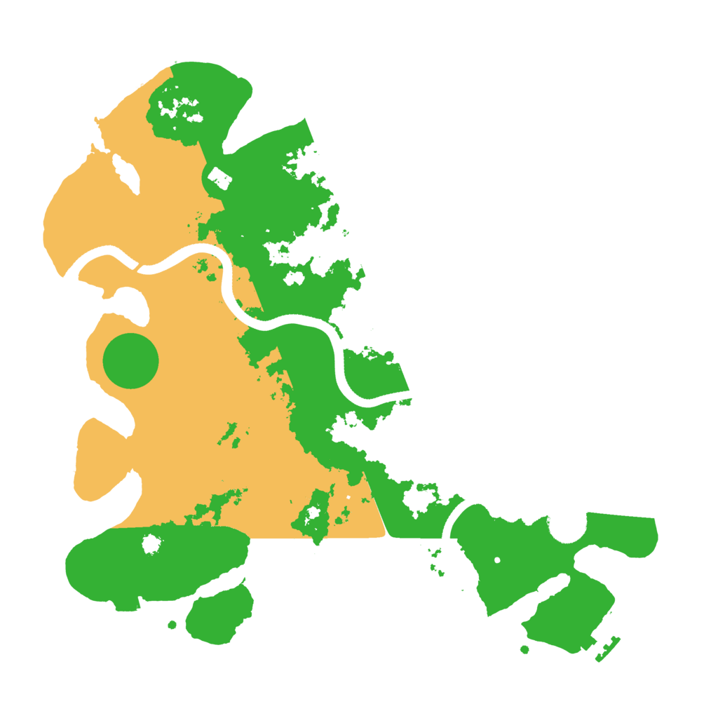 Biome Rust Map: Procedural Map, Size: 3400, Seed: 88362122