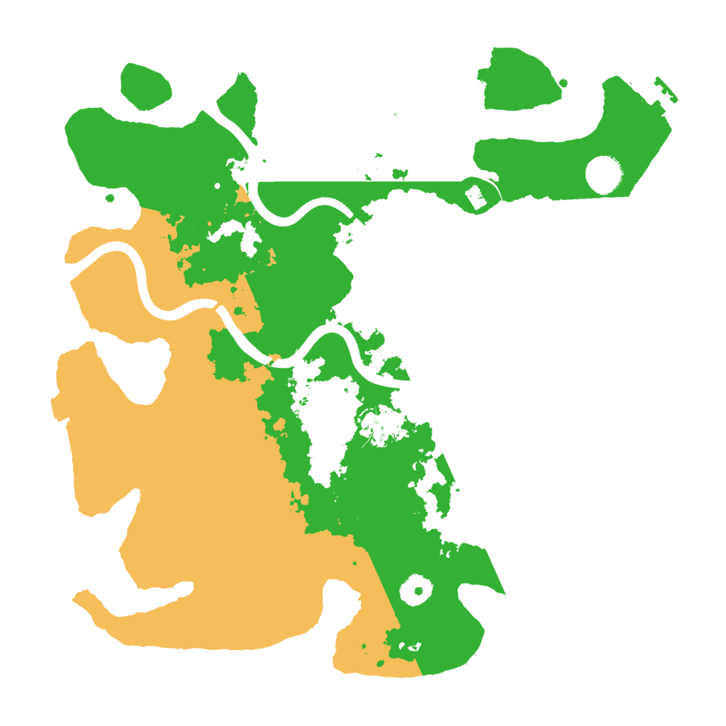 Biome Rust Map: Procedural Map, Size: 3500, Seed: 544446561
