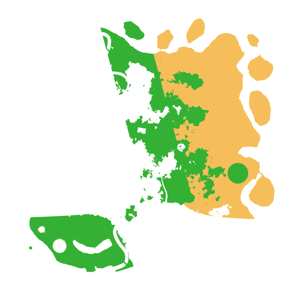 Biome Rust Map: Procedural Map, Size: 3800, Seed: 55645977