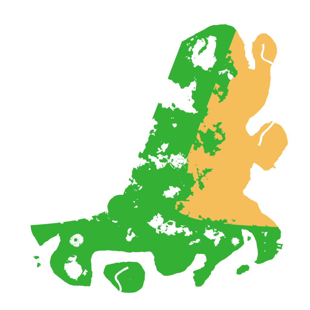 Biome Rust Map: Procedural Map, Size: 3600, Seed: 12305