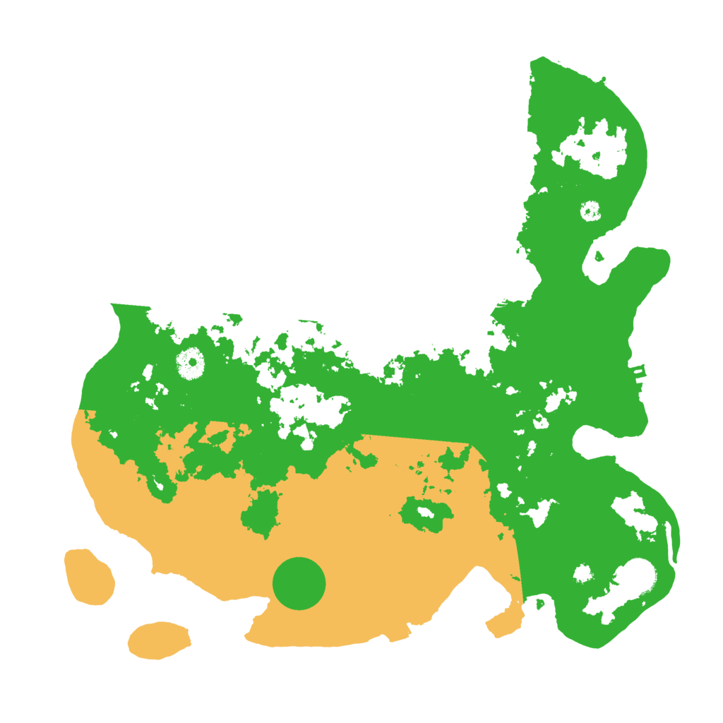 Biome Rust Map: Procedural Map, Size: 3600, Seed: 22305