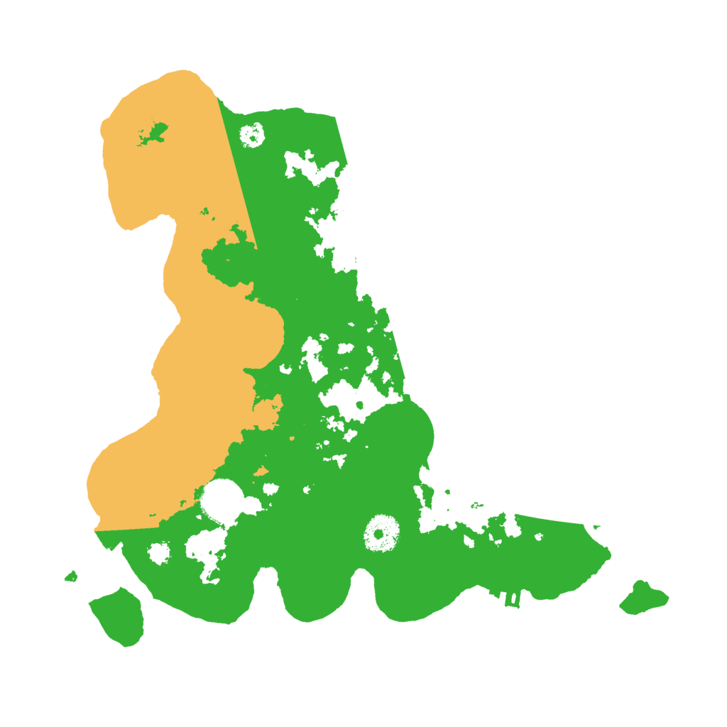 Biome Rust Map: Procedural Map, Size: 3000, Seed: 525580583