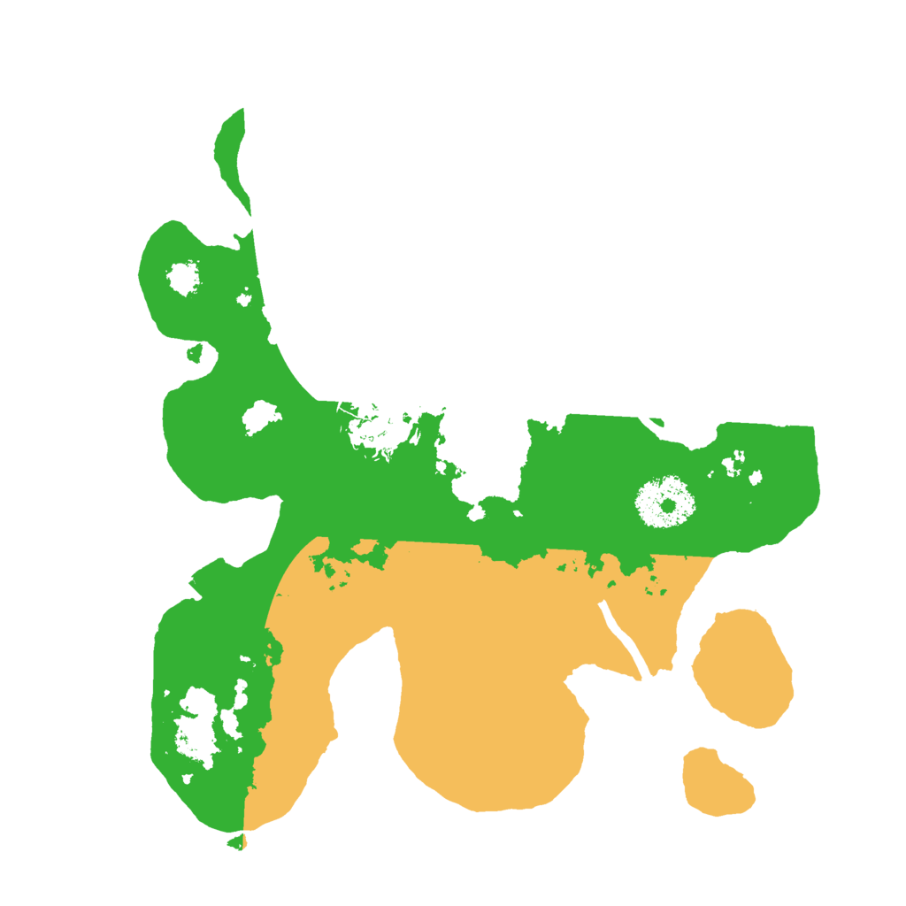 Biome Rust Map: Procedural Map, Size: 2500, Seed: 2688547