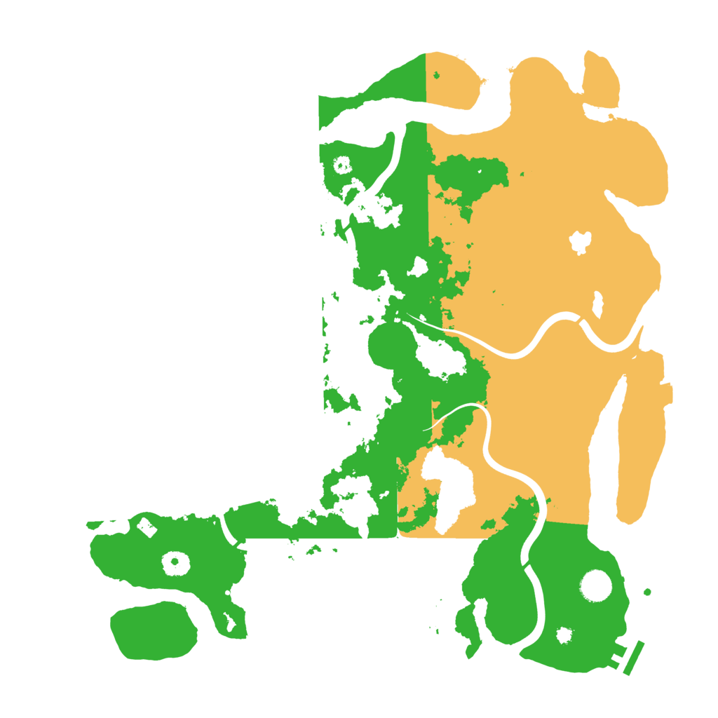 Biome Rust Map: Procedural Map, Size: 4000, Seed: 447931638