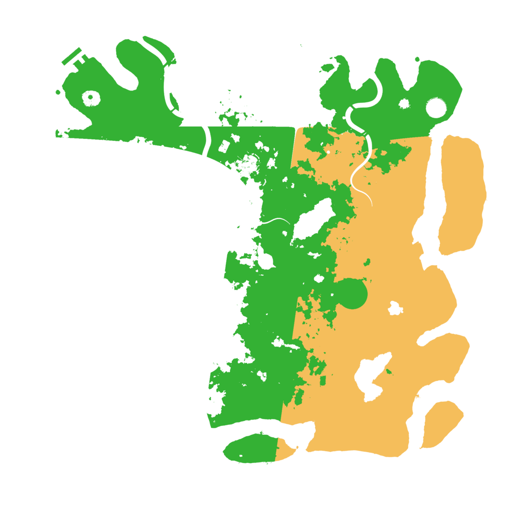 Biome Rust Map: Procedural Map, Size: 4400, Seed: 96115248