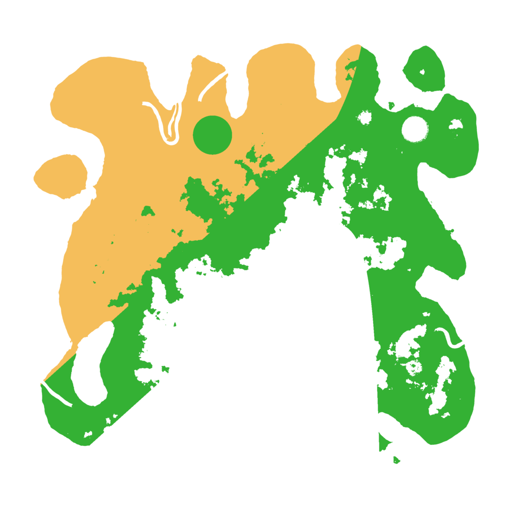 Biome Rust Map: Procedural Map, Size: 3500, Seed: 526166703