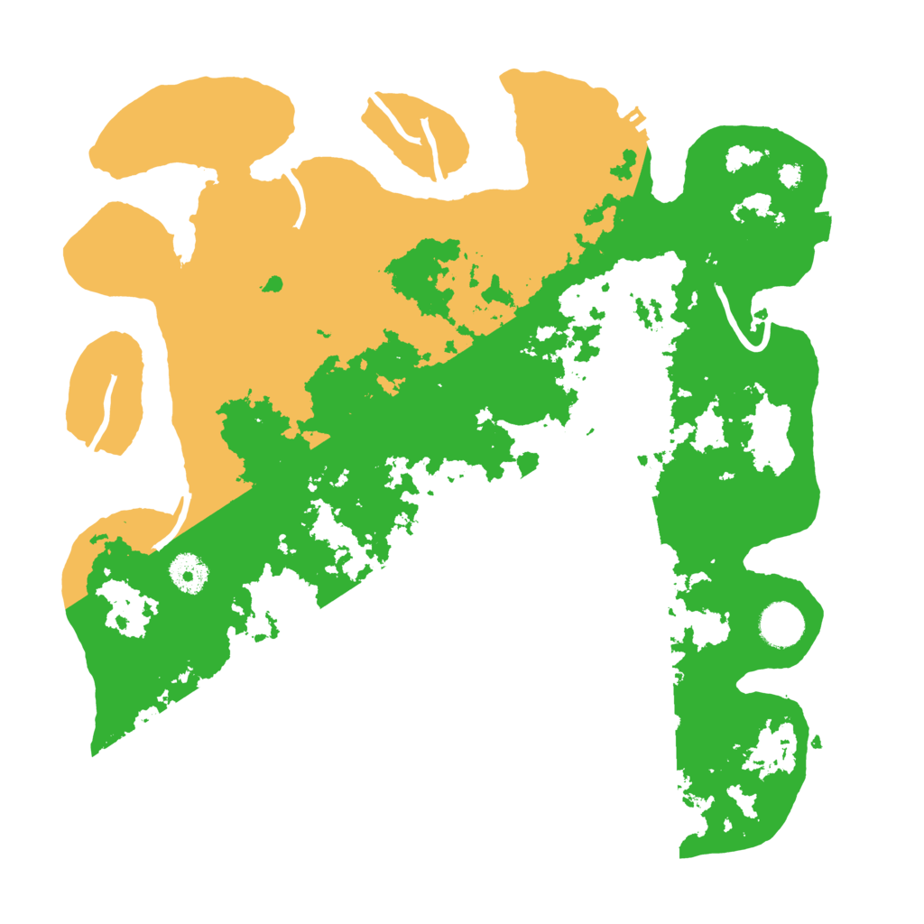 Biome Rust Map: Procedural Map, Size: 3600, Seed: 37055497