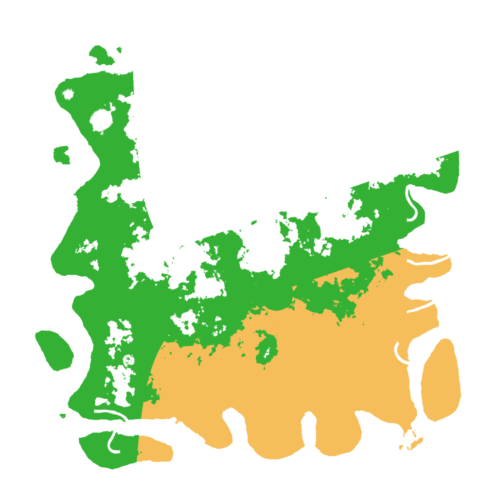 Biome Rust Map: Procedural Map, Size: 4300, Seed: 51070425