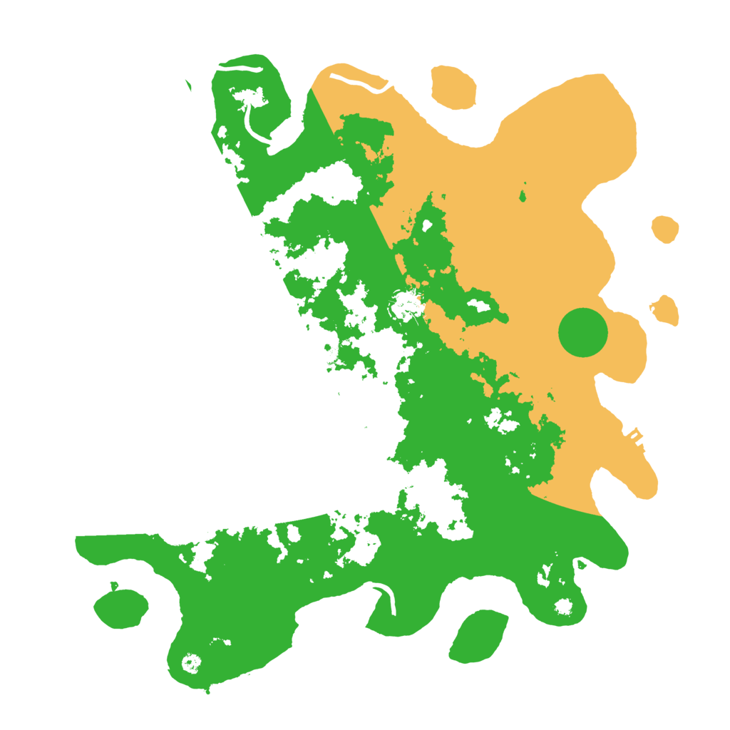 Biome Rust Map: Procedural Map, Size: 3900, Seed: 1443184