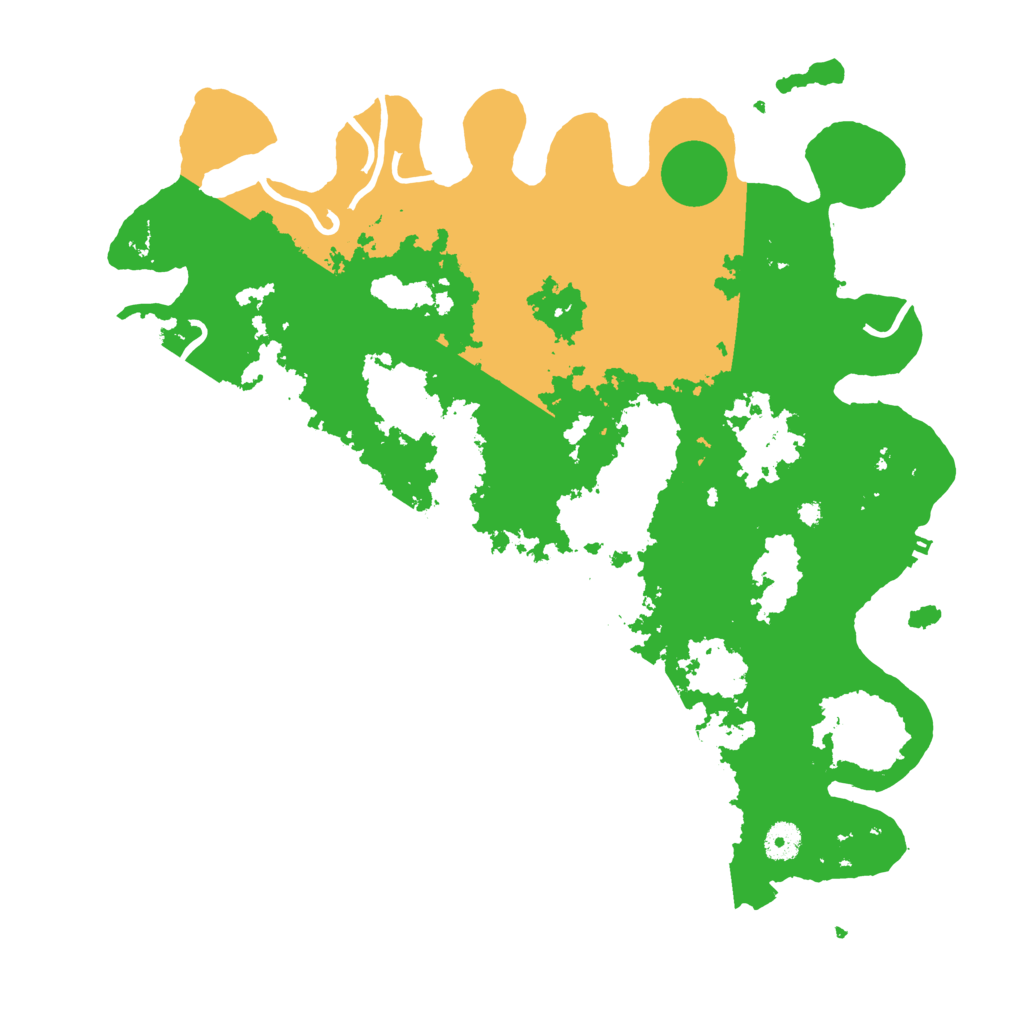 Biome Rust Map: Procedural Map, Size: 4100, Seed: 79001665