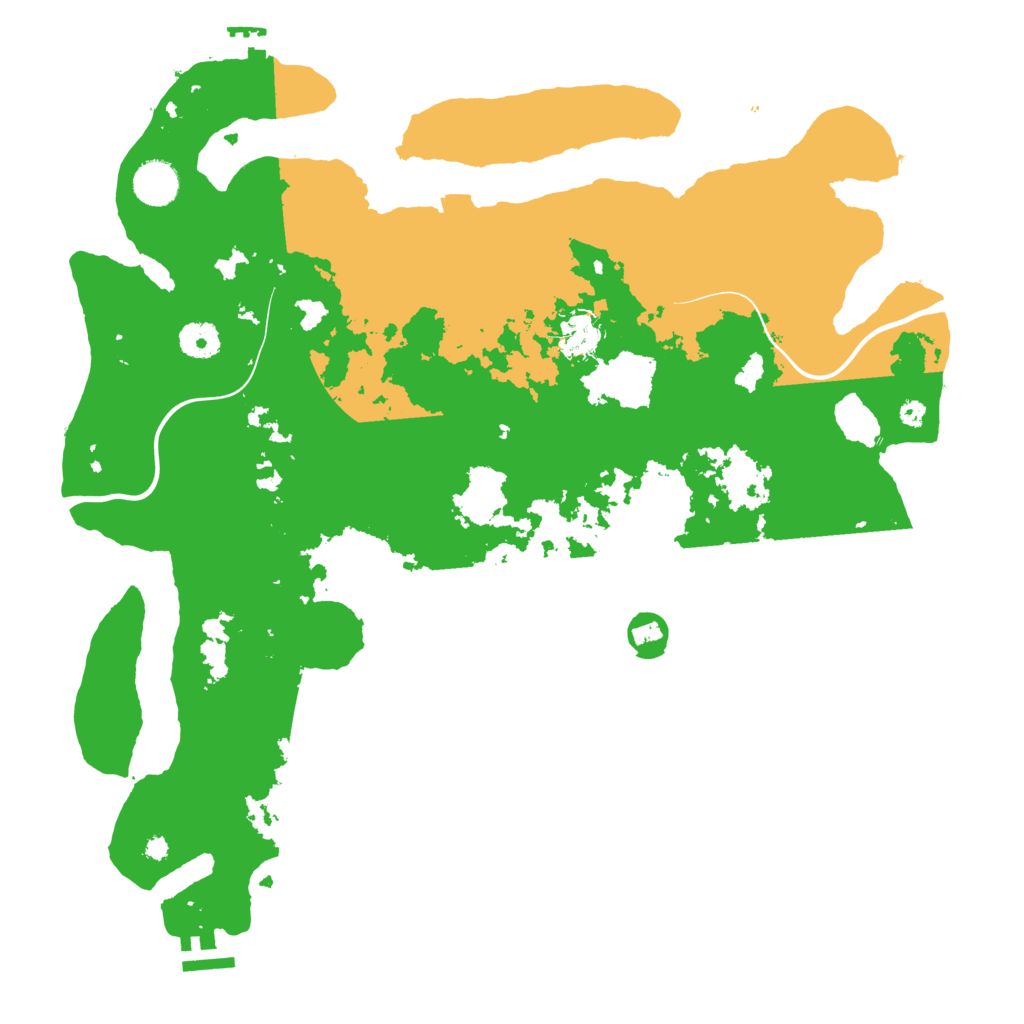 Biome Rust Map: Procedural Map, Size: 3950, Seed: 76960825