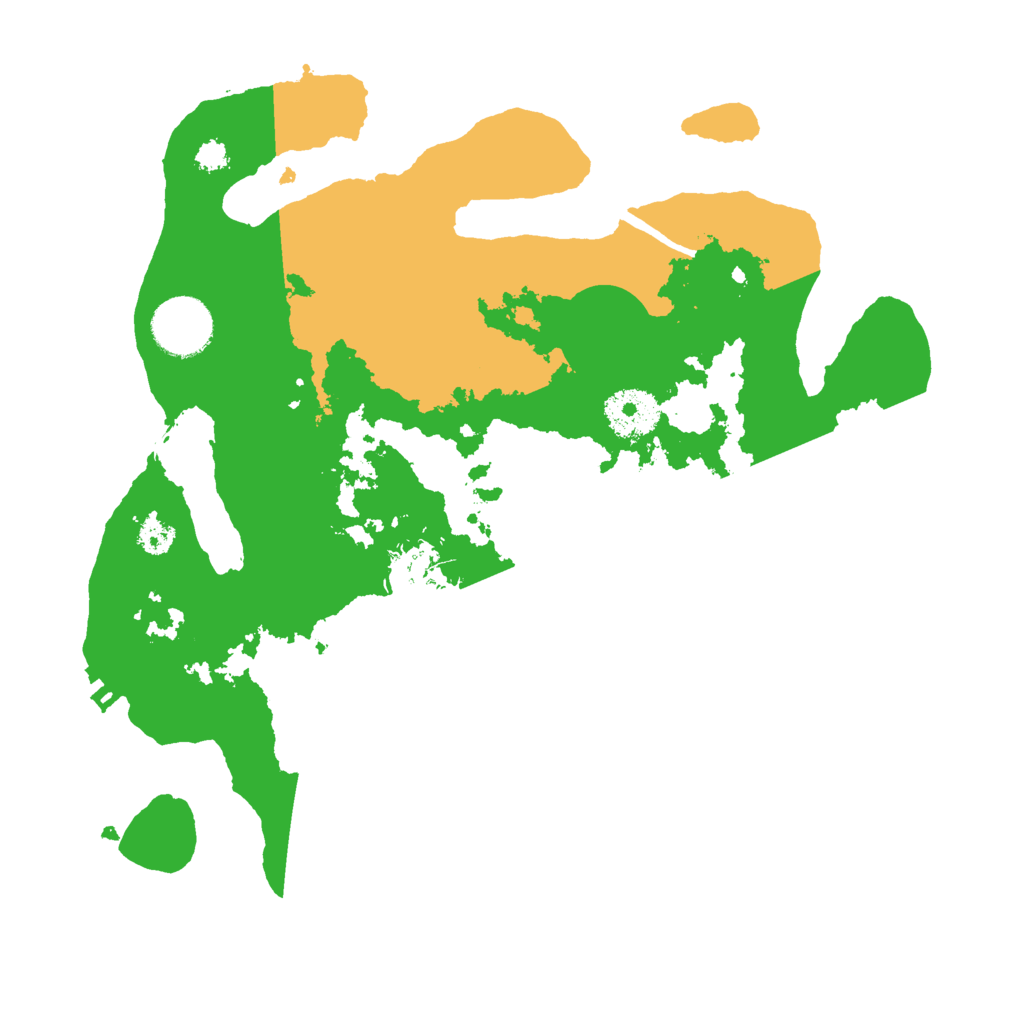 Biome Rust Map: Procedural Map, Size: 3000, Seed: 25707