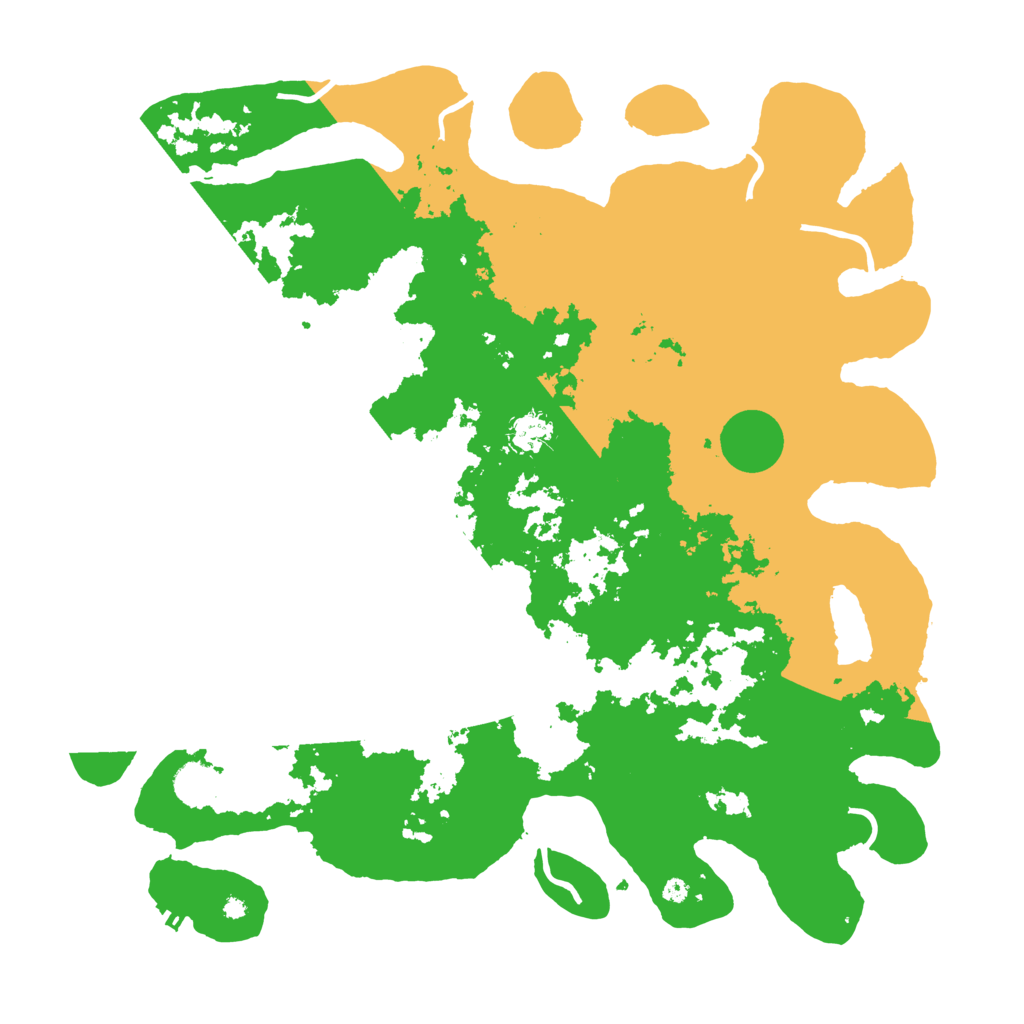 Biome Rust Map: Procedural Map, Size: 4300, Seed: 9519778
