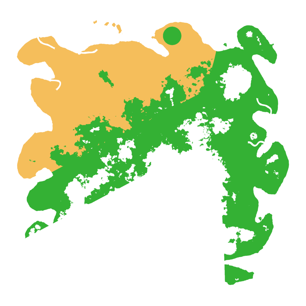 Biome Rust Map: Procedural Map, Size: 4400, Seed: 69161207