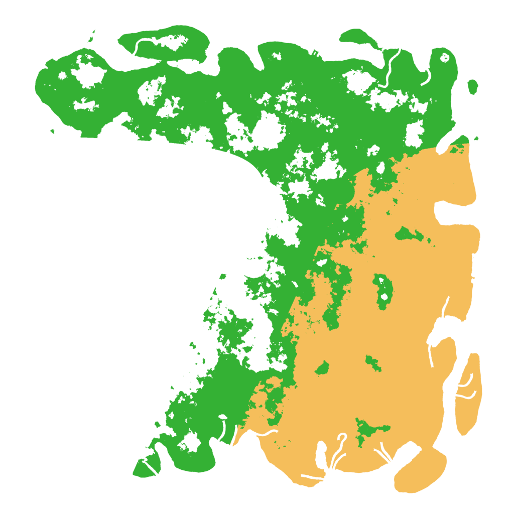 Biome Rust Map: Procedural Map, Size: 6000, Seed: 54865237