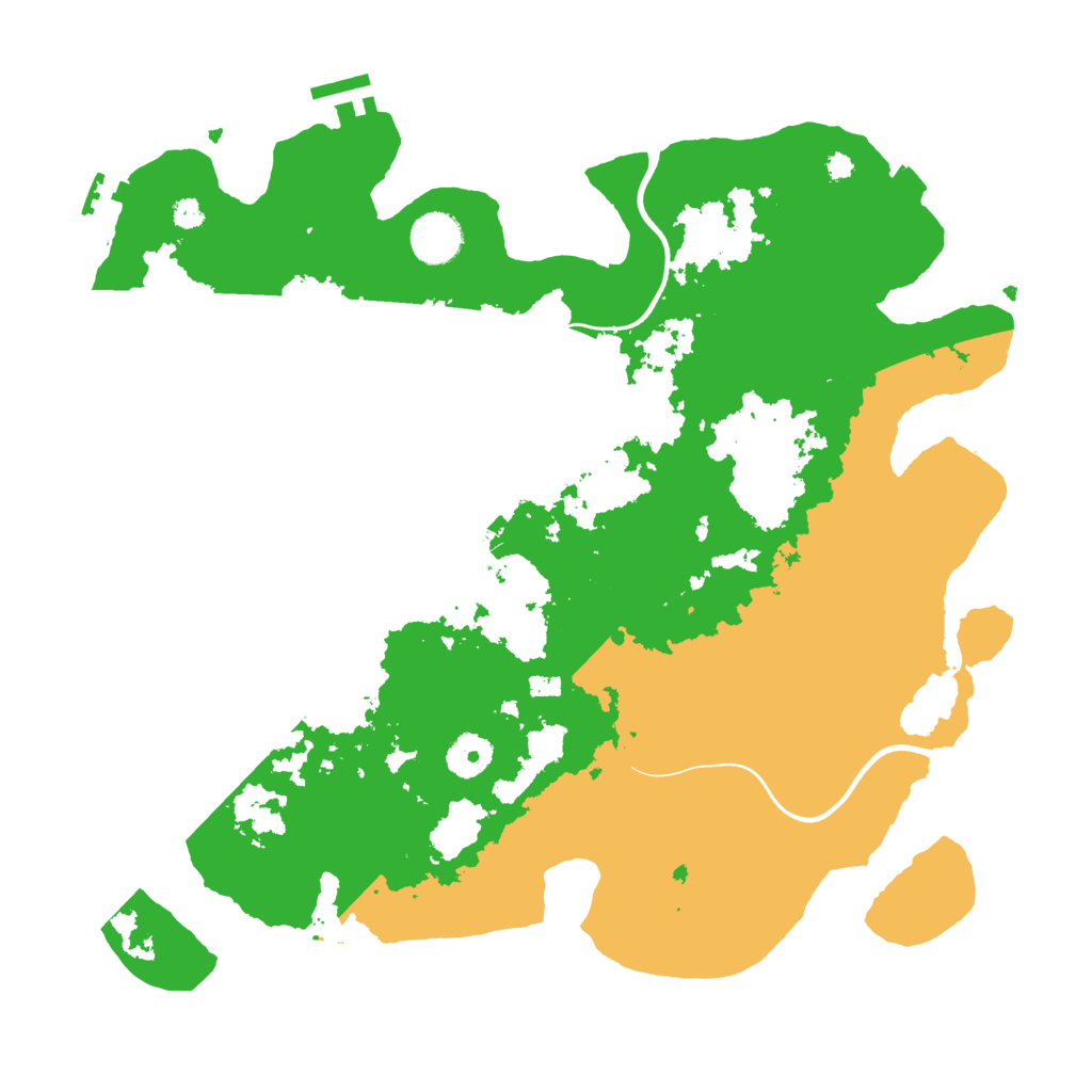 Biome Rust Map: Procedural Map, Size: 3700, Seed: 44463760