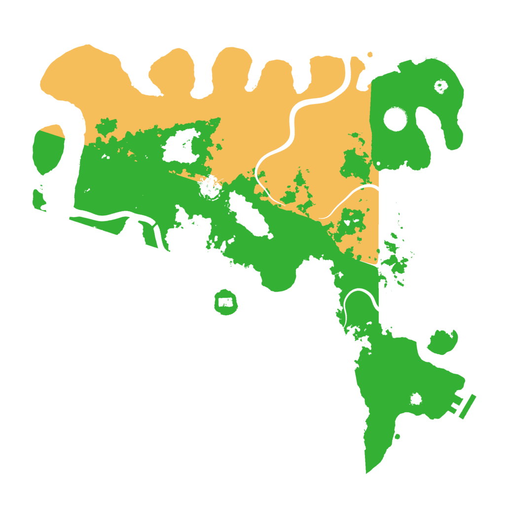 Biome Rust Map: Procedural Map, Size: 3850, Seed: 75799538