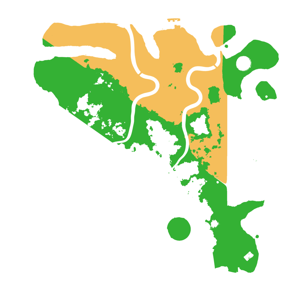 Biome Rust Map: Procedural Map, Size: 3600, Seed: 65641336