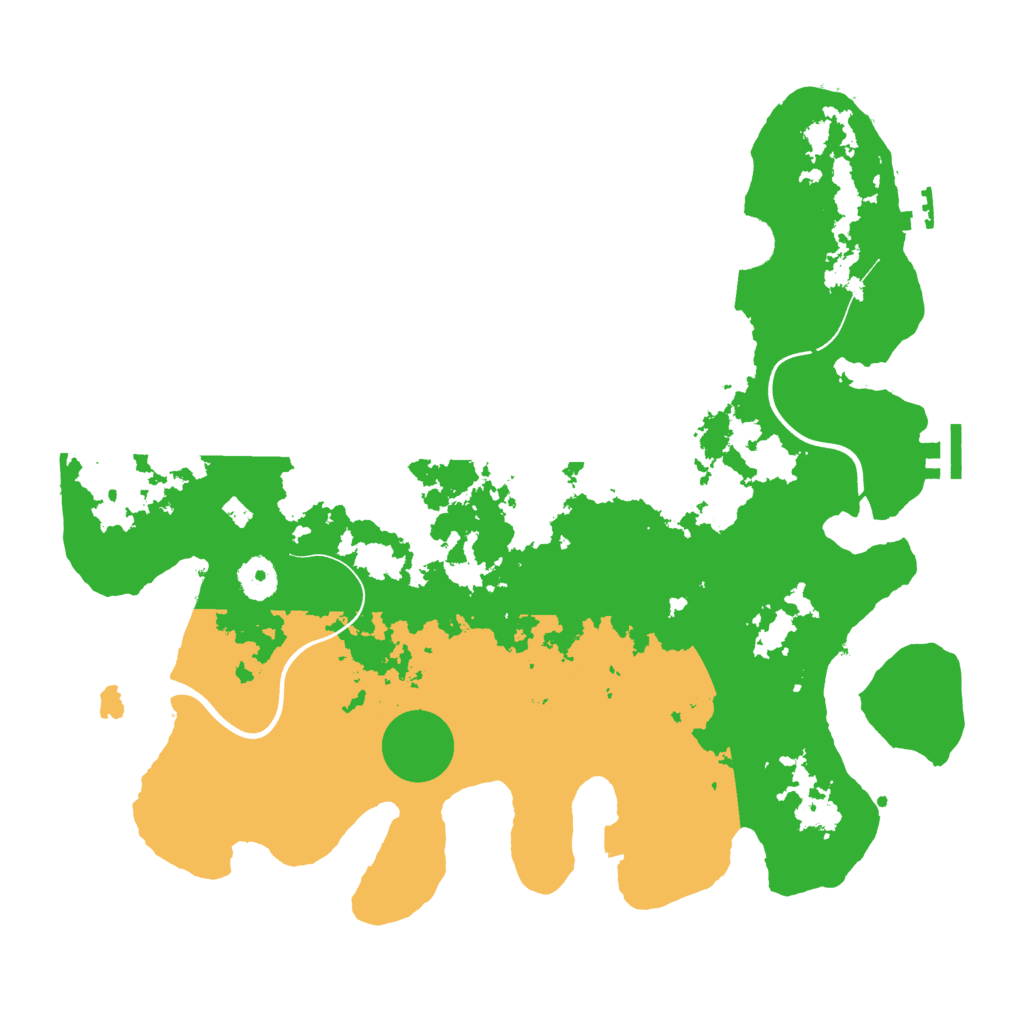 Biome Rust Map: Procedural Map, Size: 3750, Seed: 1170001432