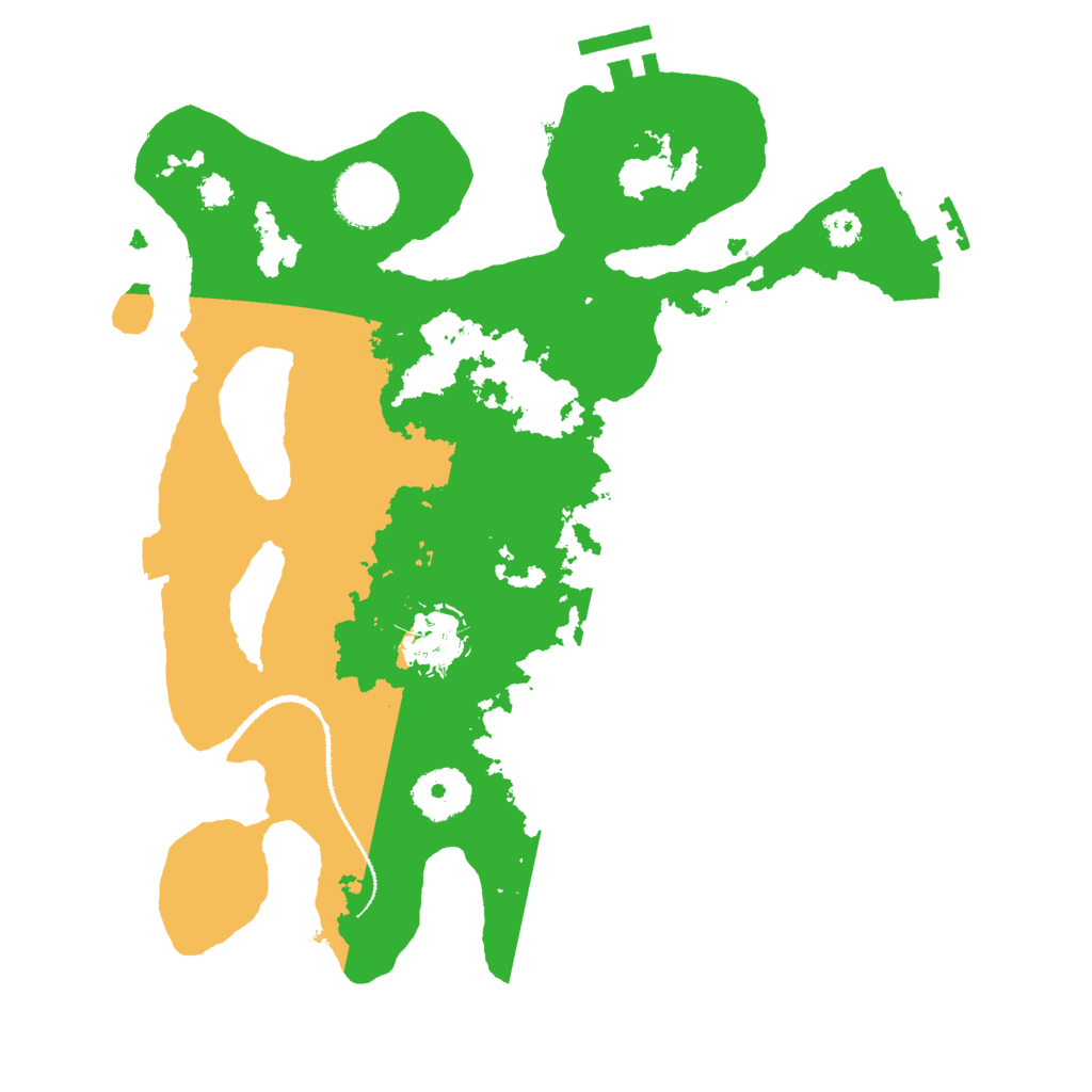 Biome Rust Map: Procedural Map, Size: 3000, Seed: 7391