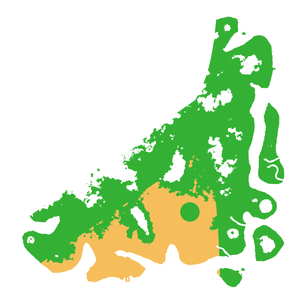 Biome Rust Map: Procedural Map, Size: 4100, Seed: 26866285