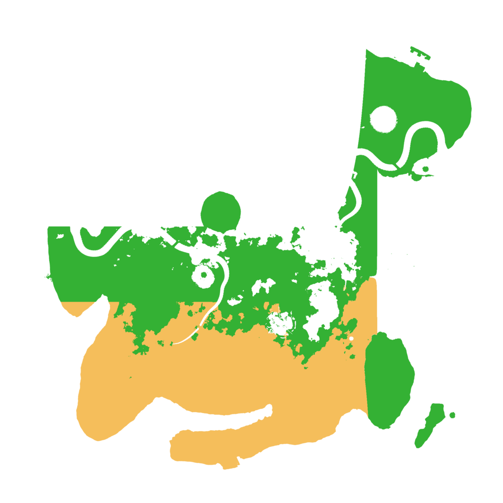 Biome Rust Map: Procedural Map, Size: 3400, Seed: 20411072