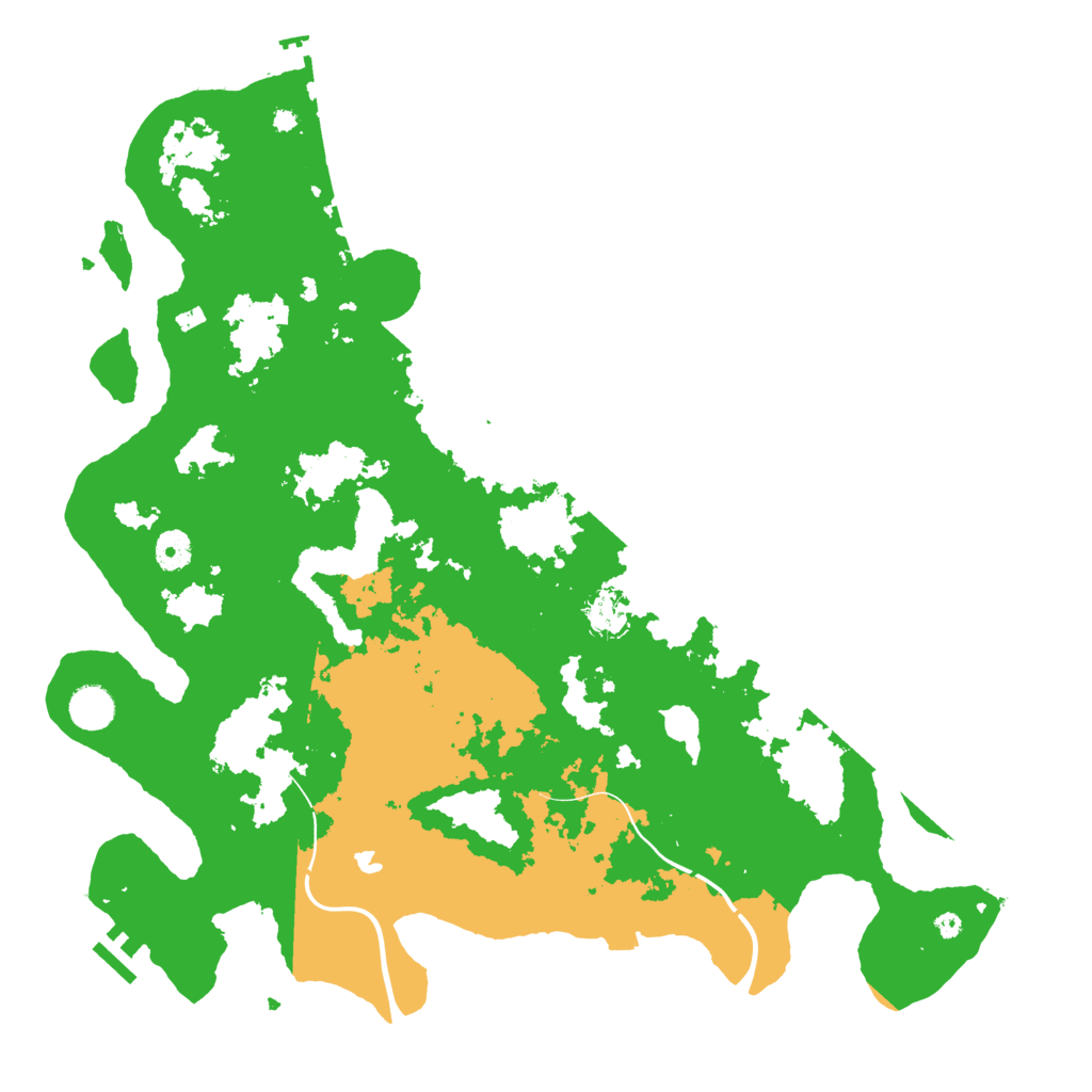 Biome Rust Map: Procedural Map, Size: 4250, Seed: 28365