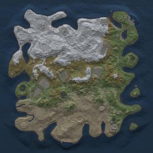 Thumbnail Rust Map: Procedural Map, Size: 3850, Seed: 501613568, 18 Monuments