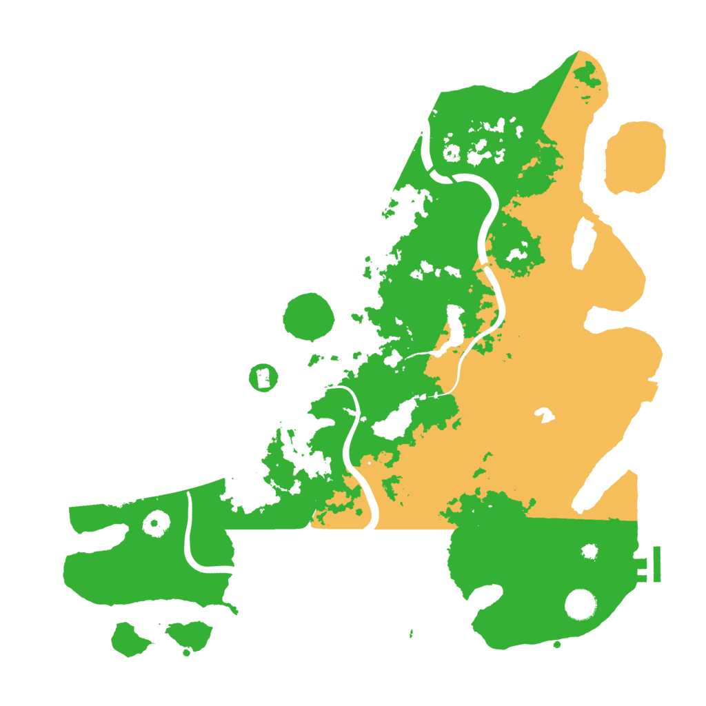 Biome Rust Map: Procedural Map, Size: 4000, Seed: 88290