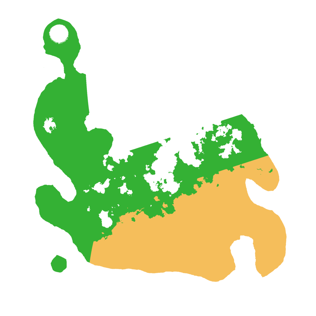 Biome Rust Map: Barren, Size: 3000, Seed: 1214787145