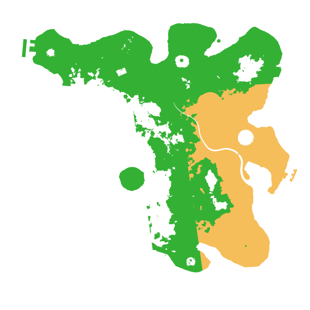 Biome Rust Map: Procedural Map, Size: 3500, Seed: 1279634598