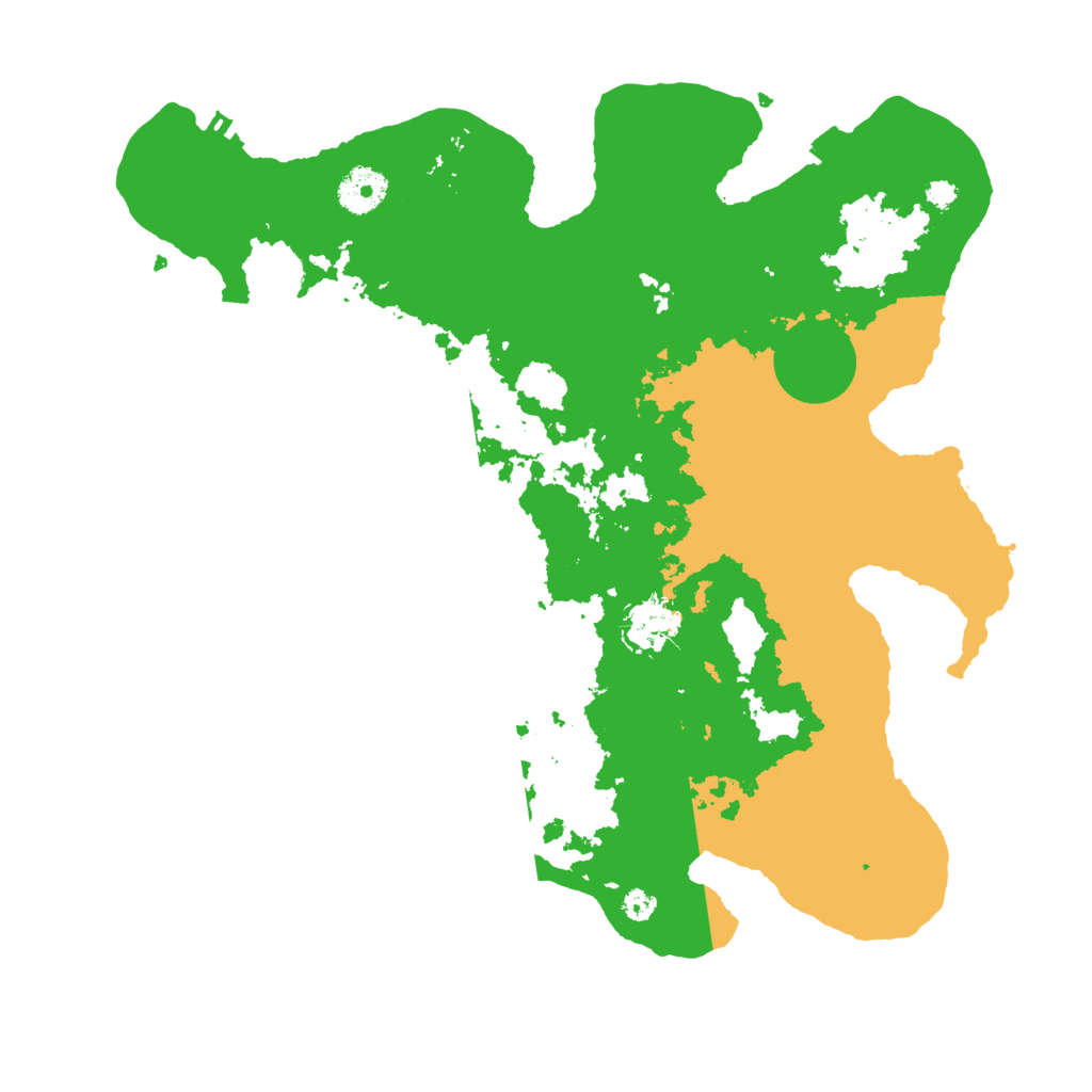 Biome Rust Map: Procedural Map, Size: 3500, Seed: 1279634598