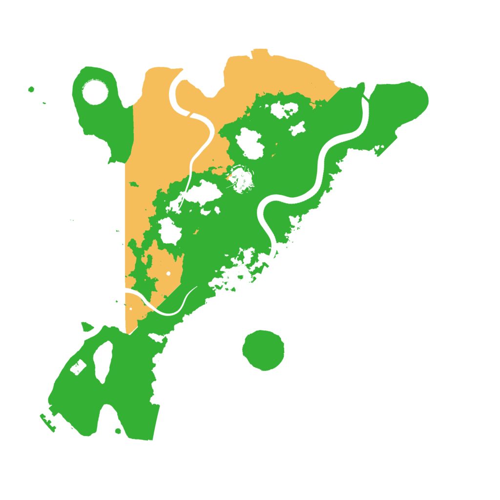 Biome Rust Map: Procedural Map, Size: 3500, Seed: 321321