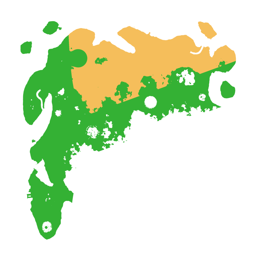 Biome Rust Map: Procedural Map, Size: 3700, Seed: 5232023